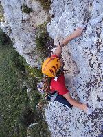 G.Puccia sul terzo tiro de Il risveglio dell&#39anima-Cava Grande del Cassibile (Sr)